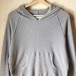 Aritzia TNA Alder waffle hoodie thermal